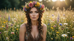 Boho Flower Field