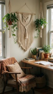 Boho Macrame Corner