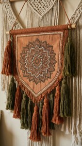 Boho Mandala Pennant