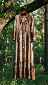 Boho Maxi Dress Forest