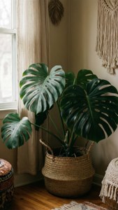 Boho Monstera Corner