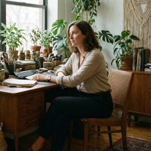 Boho Secretary Workspace