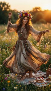 Boho Sunset Birthday Queen