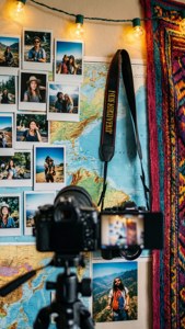 Boho Travel Wall Vlogger