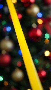 Bokeh Line Yellow