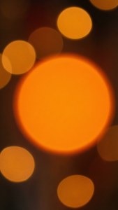 Bokeh Orange Depth