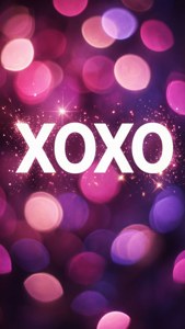 Bokeh XOXO Sparkles