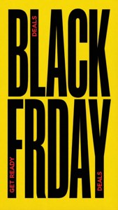 Bold Black Friday Typography