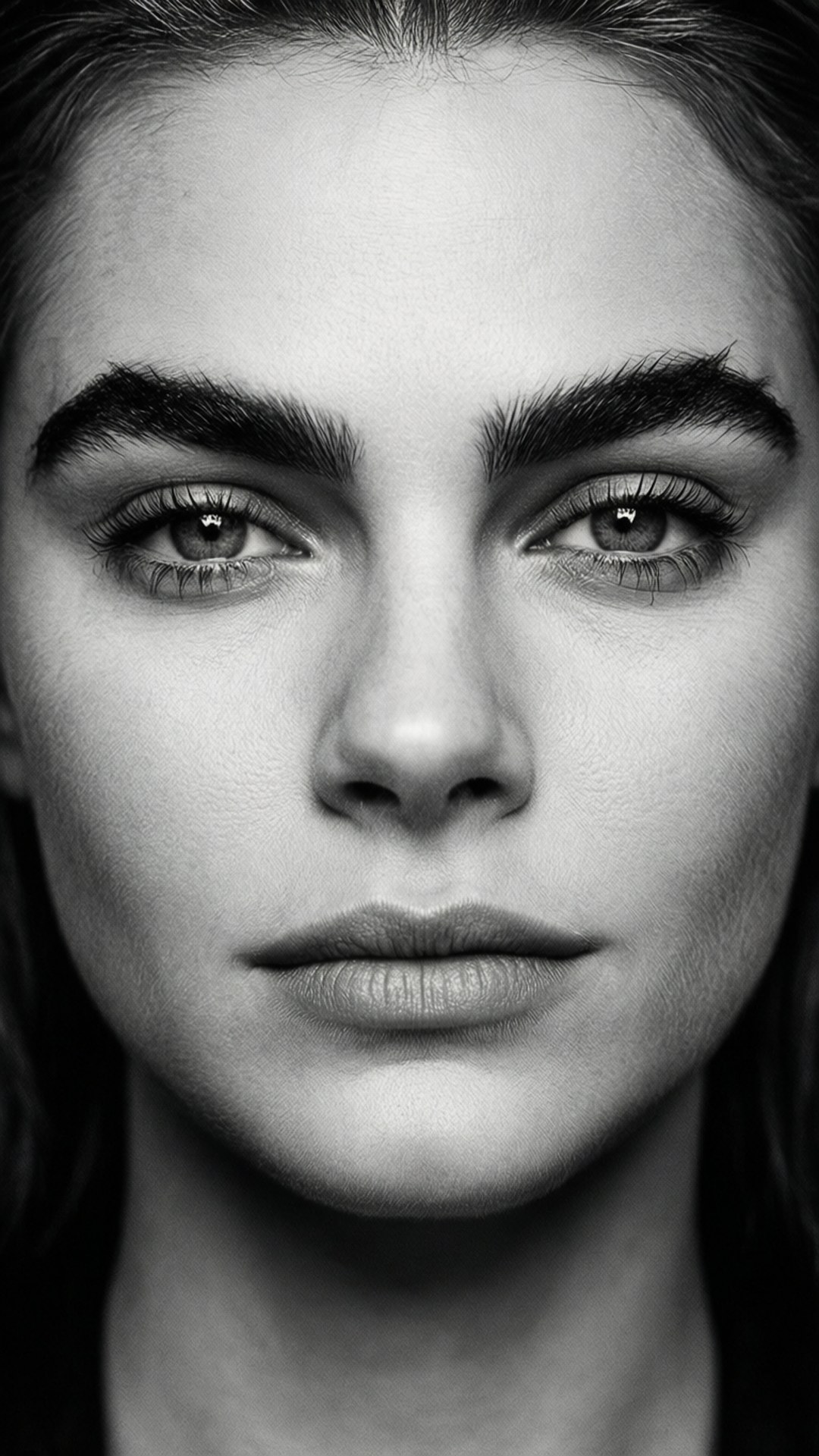 Bold Brows Mono by Wallpapers.art Studio