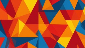 Bold Geometric Triangles