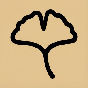 Bold Ginkgo Silhouette