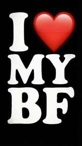 Bold Heart Text