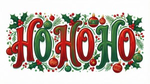 Bold Holiday Text