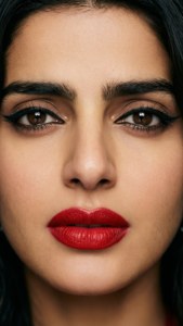 Bold Makeup Close-Up