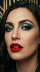 Bold Makeup Close-Up