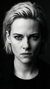Bold Monochrome Portrait