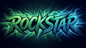 Bold Rockstar Typography