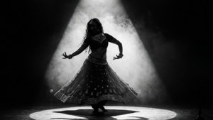 Bollywood Dancer Silhouette