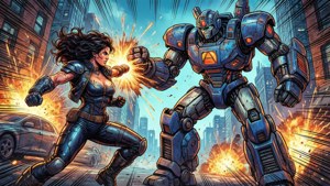 Bombshell vs Robot
