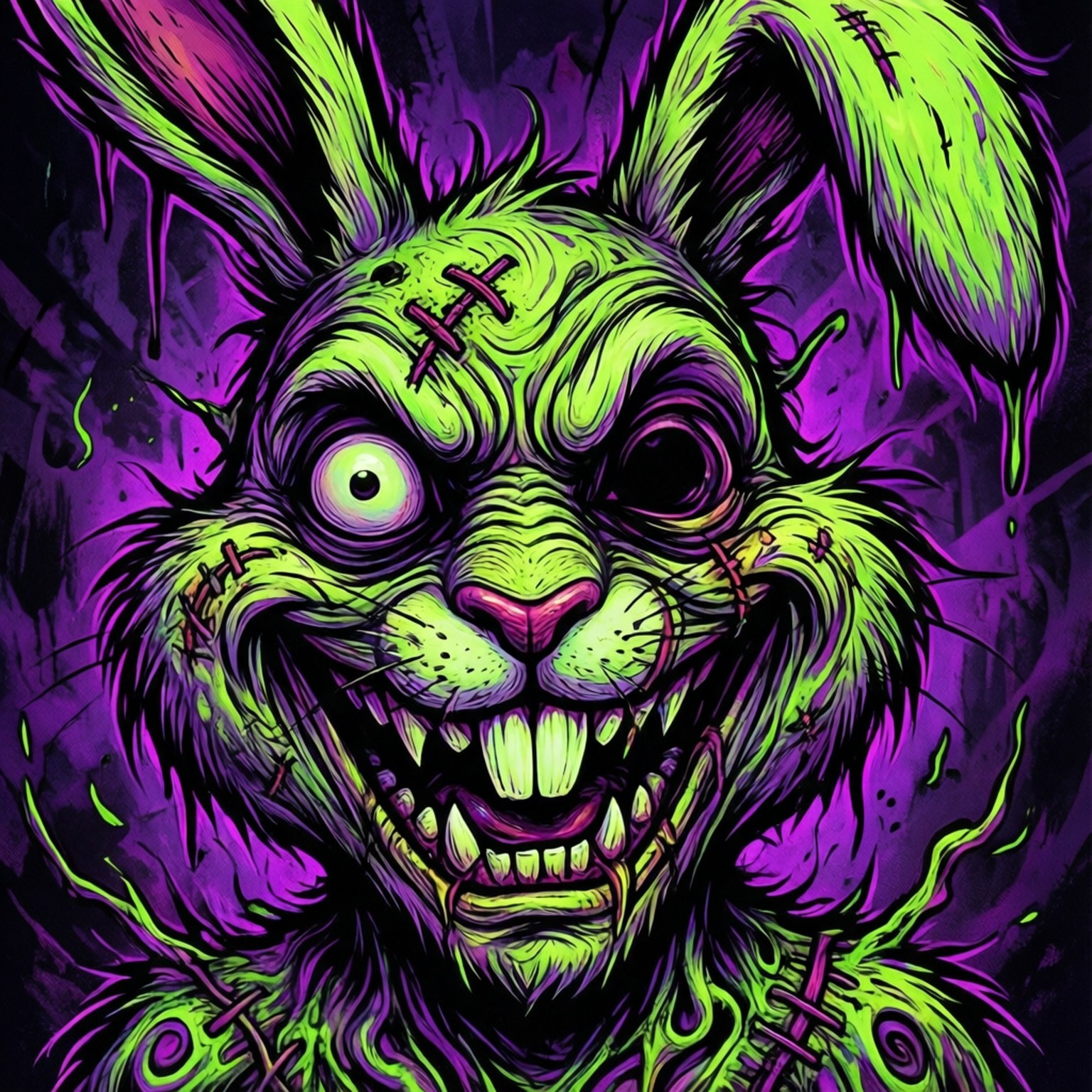 Bon's Twisted Smile by Wallpapers.art Studio