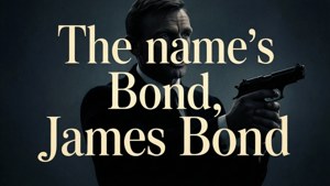Bond Quote Wallpaper