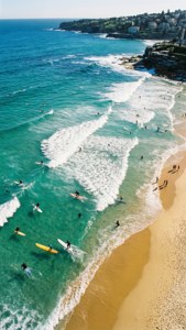 Bondi Beach Aerial Summer