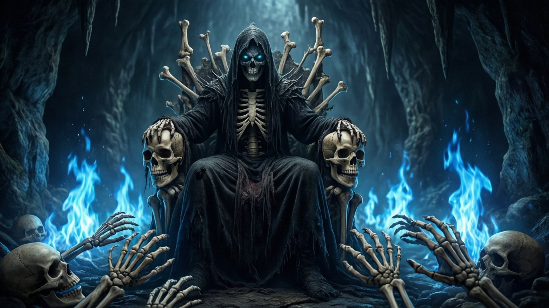 Bone Throne by Wallpapers.art Studio