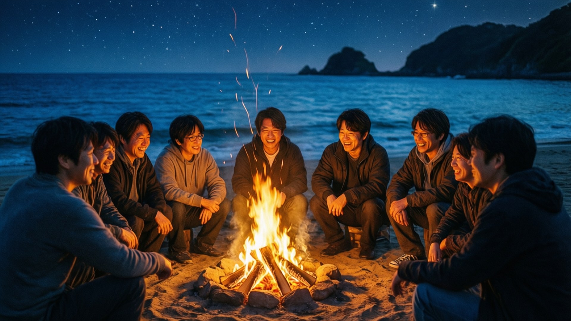 Bonfire Brotherhood by Wallpapers.art Studio