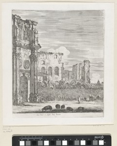 Boog van Constantijn en het Colosseum
