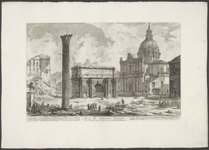 Boog van Septimius Severus op het Forum Romanum