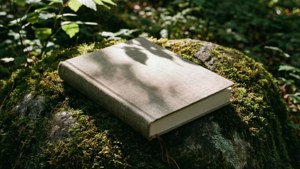 Book in Forest