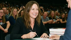Book Signing Smile