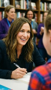 Book Signing Smile
