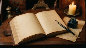Book with Quill