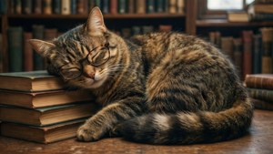 Bookish Cat