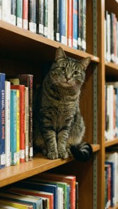 Bookish Cat