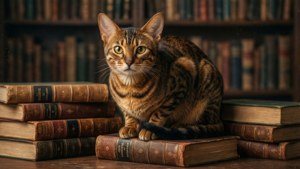 Bookish Cat