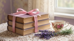 Books and Lavender Tea