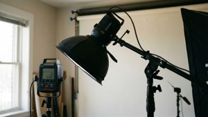 Boom Arm Light Setup