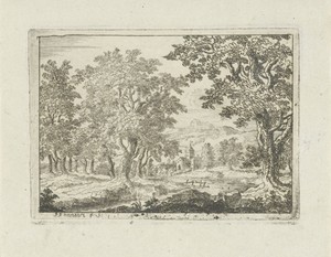 Boomrijk rivierlandschap