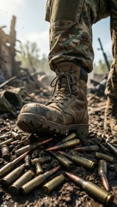 Boot on Debris