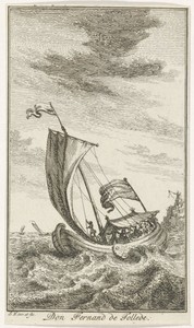 Boot op zee