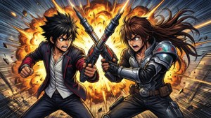 Boota and Simon Battle