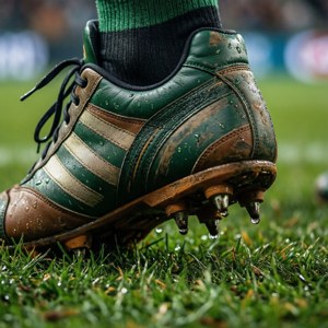 Boots on Grass