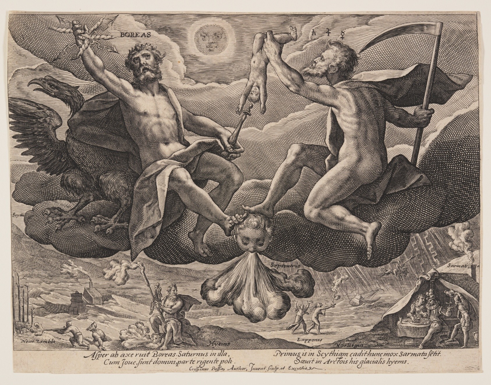 Boreas, from The Winds by Unknown artist