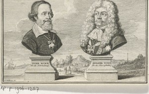 Borstbeelden van Iver en Holger Wind