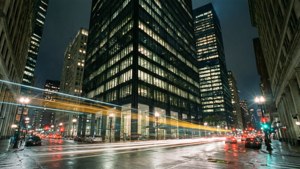 Boston Financial Night Glow