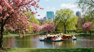 Boston Public Garden Spring