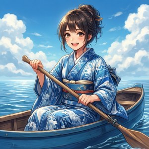Botan's Serene Flight