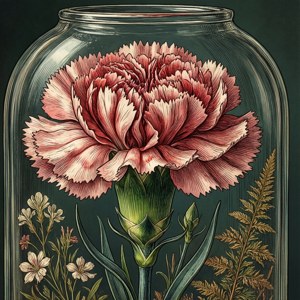 Botanical Carnation Terrarium